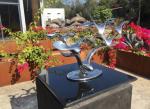 Stainless Steel Metal Animal Sculptures , Modern Animal Sculptures For Office