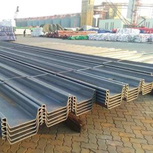 China U Type Sheet Piling SY390 Hot Rolled Steel Sheet Piles U Shaped factory