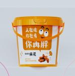 Round 300ml-5L IML Container for Peanut Butter Shea Butter Food Sauces Packaging