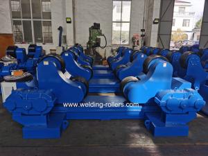 China 160 Ton Tank Turning Rolls Self Aligning With Pu Wheel factory
