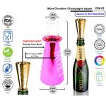 Food Grade Gold Sipper Branded Wine Accessories Shatterproof Reusable