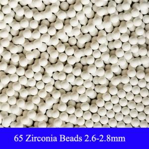 China 65 Zirconium Silicate Beads 1.6-1.8mm Grinding Media For Painting，Ink factory