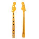 Electric Bass Guitar Neck Gloss Finish 20 Fret Maple Wood Bass Guitar Neck
