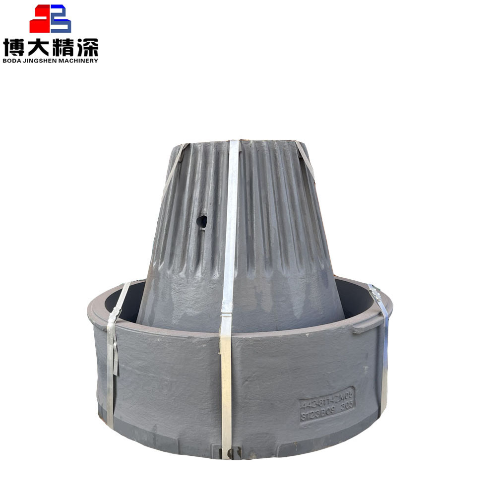 Mn18 Cone Crusher Concave Mantle Bowl Liner Crusher Spare Parts for Energy Mining