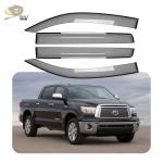 Dark Smoke Auto Window Vent Visor For Toyota Tundra 2007 Onwards