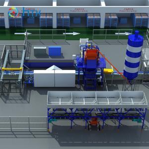 China Full Auto Wet Cast Line Stacked Stone Concrete Sleepers Making Machine factory