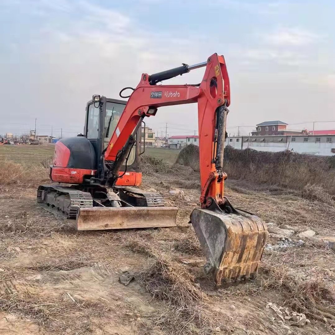 48.3mm Used Kubota KX163-5 Mini Excavator 6 Ton in Shanghai with Original Hydraulic Pump