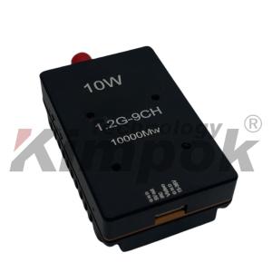 1.2G 10W Wireless FPV Video Transmitter Ultra Long Range UAV VTX 25mW 10000mW