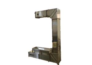 China C Type Chain Bucket Conveyor , Heat Resistant Bean Candy Grain Bucket Elevator factory