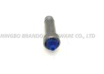 Silvery Solenoid Valve Part 2 / 2 Way With Brown Blue Transparent Connection
