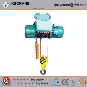 China 0.5ton-20ton CD Model Monorail Wire Rope Electric Hoist factory