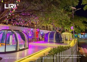 China 2m Outdoor Event Tents Garden Dining Pods Crystal Dome Tent factory