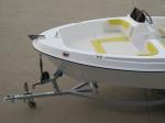 Durable Foldable Table Fiberglass Fishing Boats For Relax , Fun , Tourist