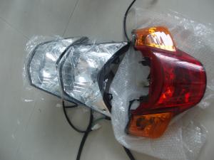 China CBF150 Red Black Yellow White Blue Grimace headlights factory