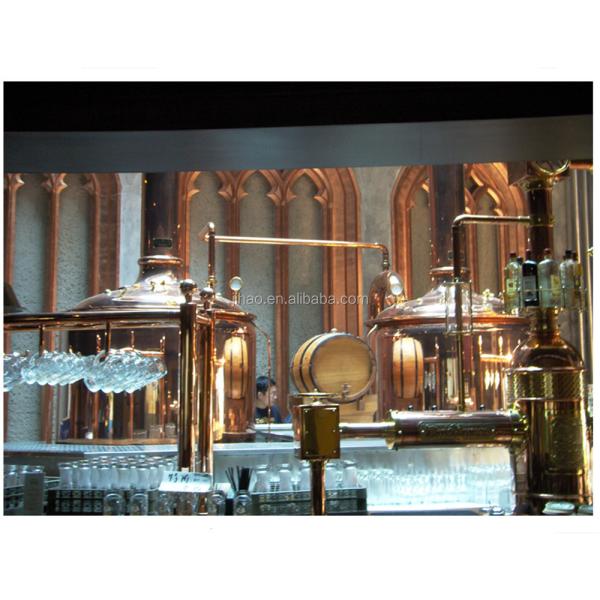 Professional Turnkey Copper Beer Brewing Equipment with Mash Tank and Lauter