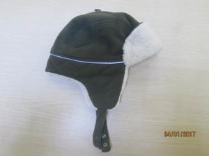China Cute fleece ear flap/hat for boys--with shu velveteen inside--warmer in outside/winter factory