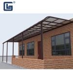 Terrace Outdoor Awning Canopy 700mm Polycarbonate Roof Aluminium Pergola 4m X 3m