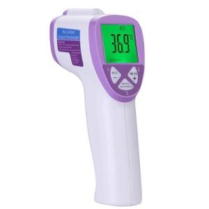 China Forehead No Touch Infrared Thermometer , Digital Infrared Thermometer Baby Custom Backlight Color factory