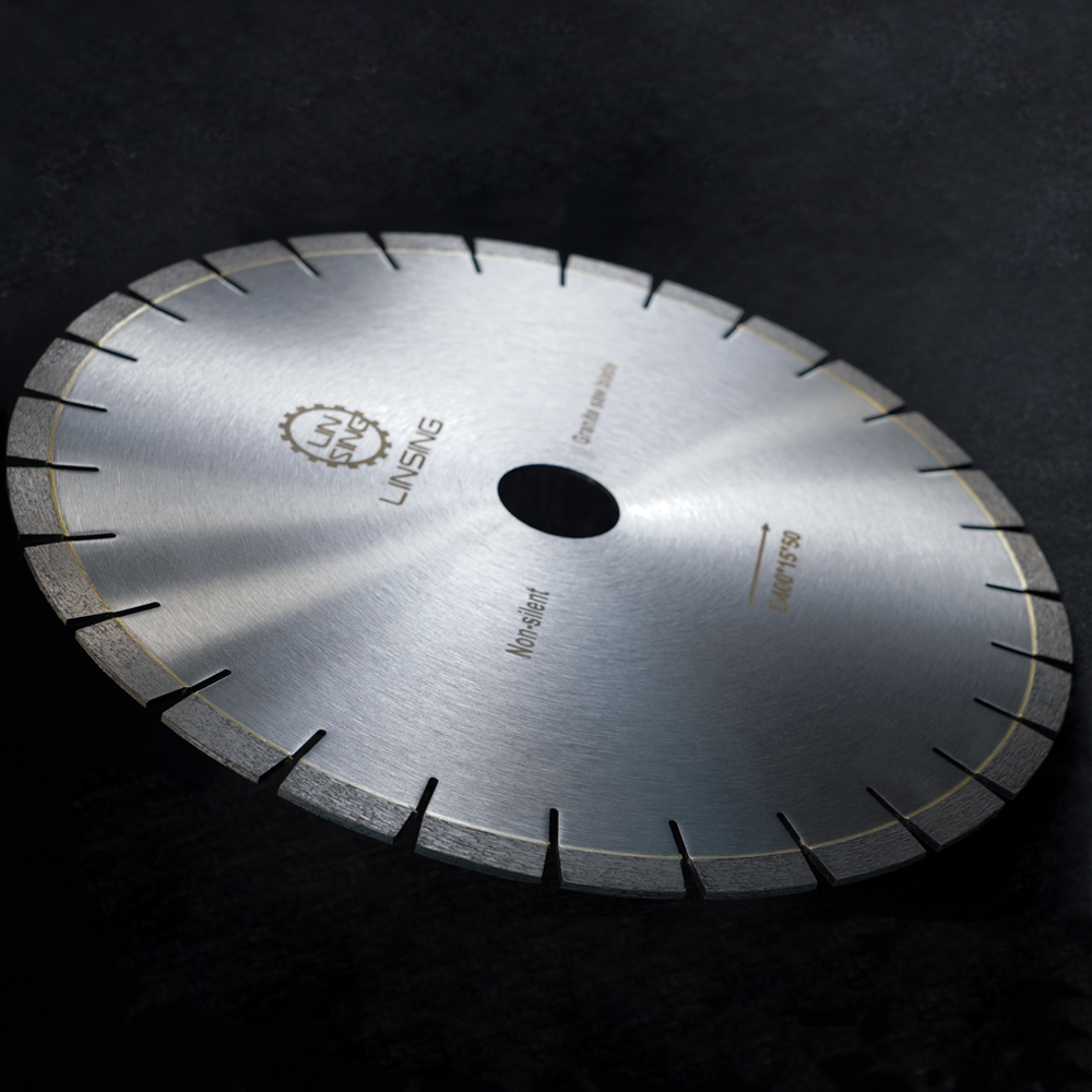 Bridge Cutting Machine D400mm Granite Diamond Saw Blade with Narrow U Slot Non Silent