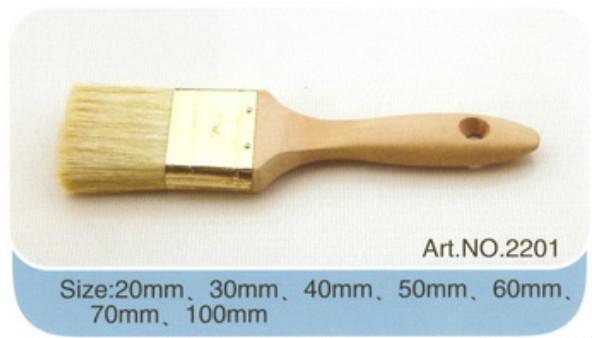 From 20mm to 100mm plastic or wooden handle pure bristle high quality paint