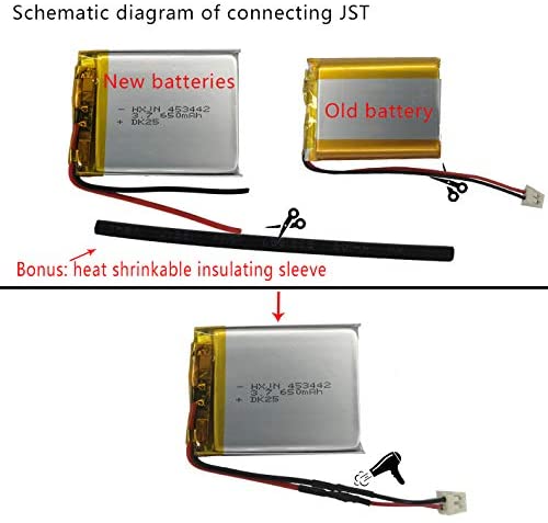 3.7V 1100mah Corsair Void Pro / Corsair Void Battery Replacement 523450P