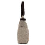 Handled Personal Big Canvas Shopper Bag With Zip