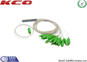China FTTH Passive Optical Splitter Fiber Optic G675A 1x16 / 1*16 Blockless PLC Splitter Low PDL factory