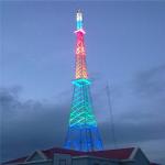 Q345 / Q235 Mw Antenna Radio And Television Tower Outdoor
