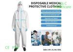 Anti Virus Disposable Protective Coverall Suit Non Woven ICU Usage