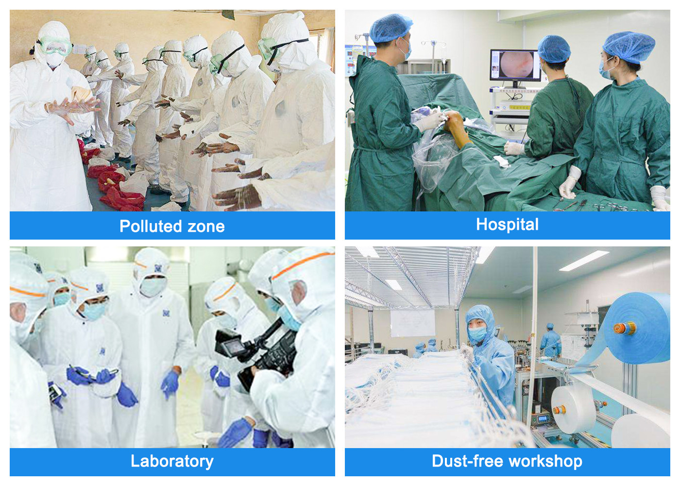 One Time Use Protective Head Covers Head Cover PP Non Woven Medical Surgical Disposable Cap Head Cover