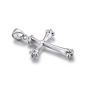 China 2.50 Grams Sterling Silver Crucifix Pendant Valentines Day Mens factory