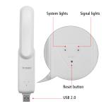Portable USB WiFi Repeater Extender Booster 802.11n 300Mbps