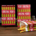 Christmas Printing Bio-degradable Kraft Paper Bag for Food Grade Eco-friendly