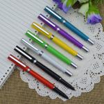 Gel pen,Promotional gel-ink pen with cap,black rubber gel-ink pen