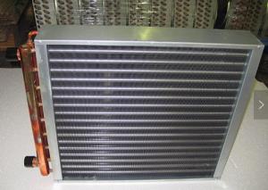 China Aluminum Fin Type Heat Exchanger Treated With Powder Coating Prevent Corrosion factory