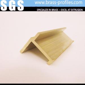 China Brass Extruding Tee Shapes Sections Decorations for Furniture factory
