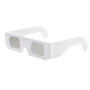 China IMAX Cinema Plain Cardboard 3D Glasses Print Logo Disposable 3D Glasses factory