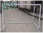 Aluminum 2 25×15 M Folding Soccer Goal Portable Football Goal Post With Wheels