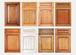 Roman Side Quartz Stone Table Top Glass Cabinet Solid Wood Pantry Cabinet