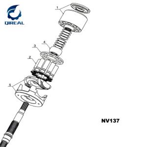 China Excavator Parts Nv137 Hydraulic Pump Parts factory