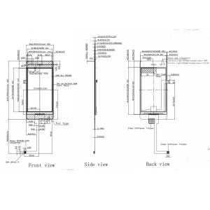 China 4.8 Inch OEM TFT Capacitive Touch Screen Manufacturer G+G Structure factory