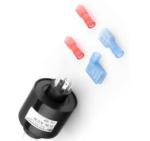Large Current Cable Reel Slip Ring 2 X 5 Amp / 2 X 14 Amp Long Life Span