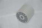 Melting Finish Aluminum Industrial Profile LED Heat Sink Custom Length
