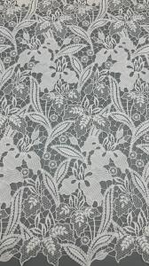 China 3D Embroidered Chemical Lace White Water Solube Lace Fabric For Lady Garment factory