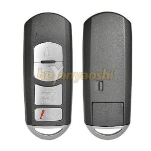 China Mazda 4 Buttons Smart Key Shell with Emergency Key Insert factory