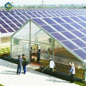 China Strong Metal Frame Greenhouse Automatic Systems Solar Energy Green House factory