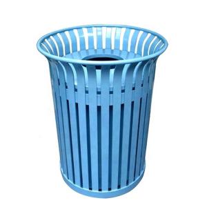 China Large Outdoor Trash Cans , 36 Gallon Trash Bin With Galvanized Steel Liner factory