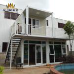 Prefabricated Living Sandwich Panel Container House Easy To Move And Lifting