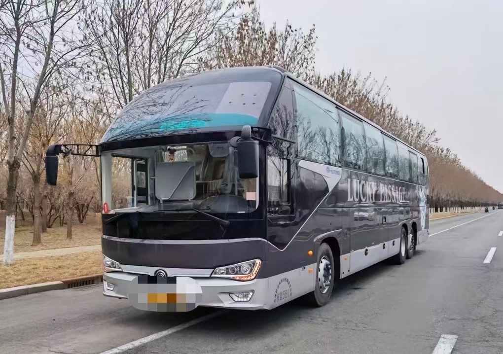 56 Seaters Luxury Coach King Long YU TONG 6148 Diesel Power Low Floor City Bus with Record