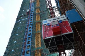 China 58m/Min Building Construction Hoist 500m Temporary Construction Elevators on sale